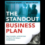 The Standout Business Plan book cover by Vaughan Evans & Brian Tracy entrepreneurship guide