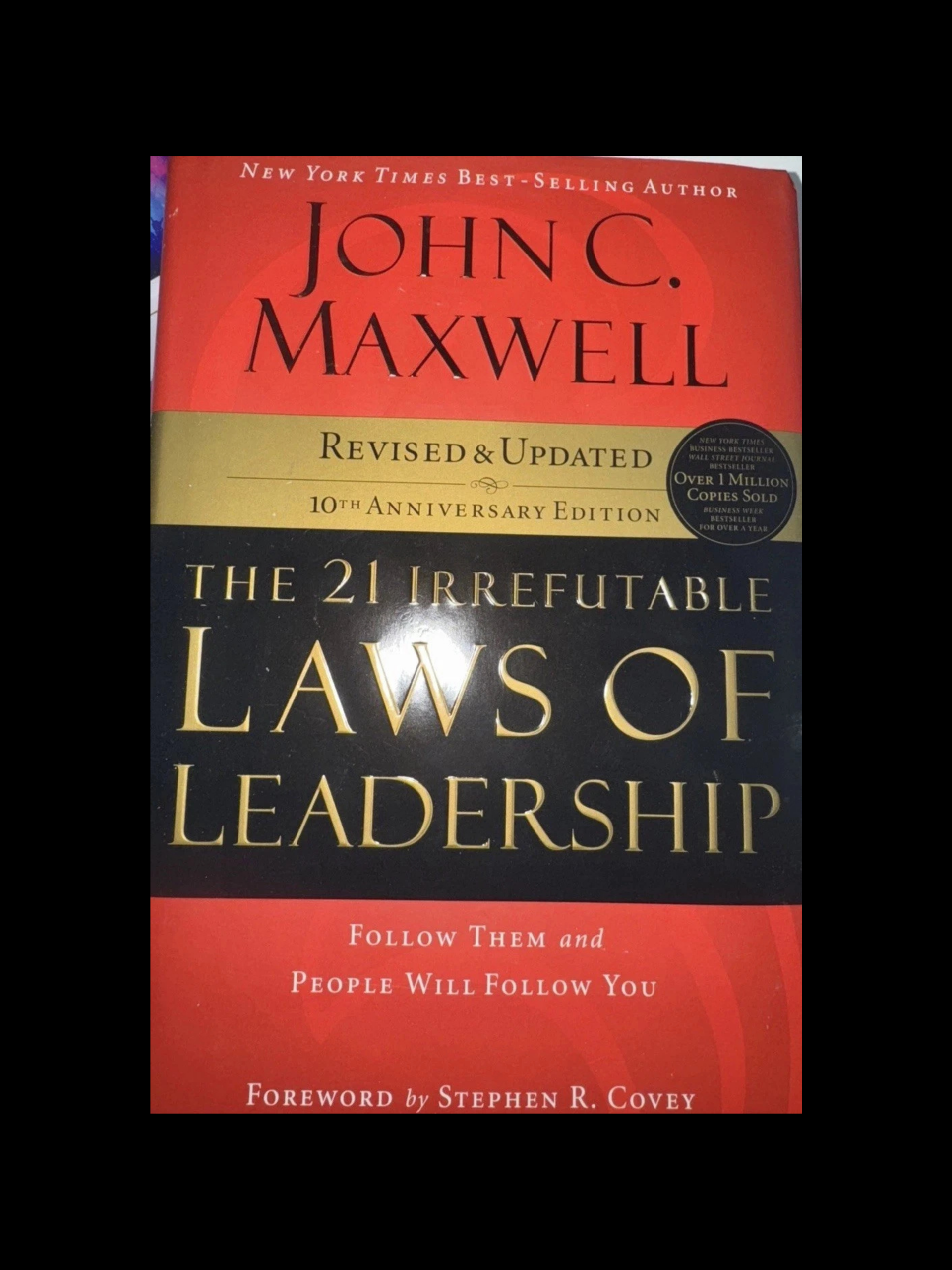The 21 Irrefutable Laws Of Leadership book cover