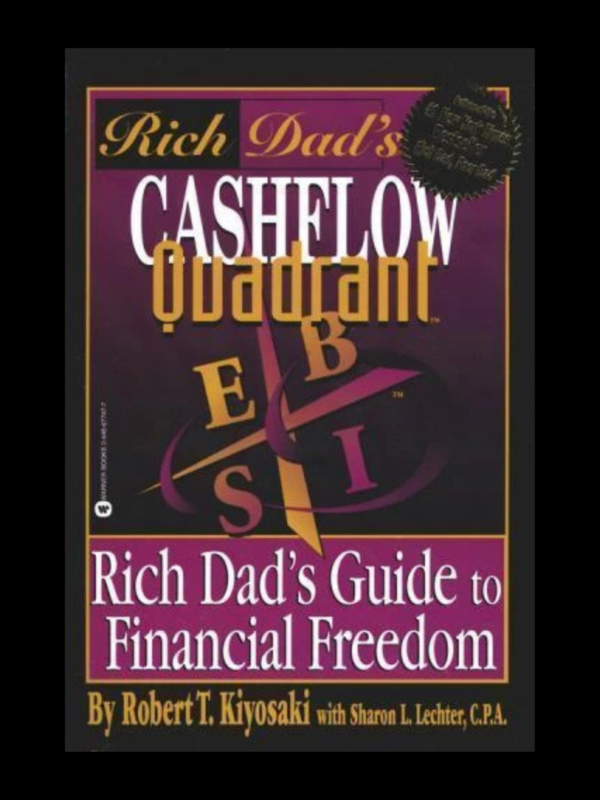 Rich Dad's Cashflow Quadrant book cover by Robert Kiyosaki financial intelligence guide