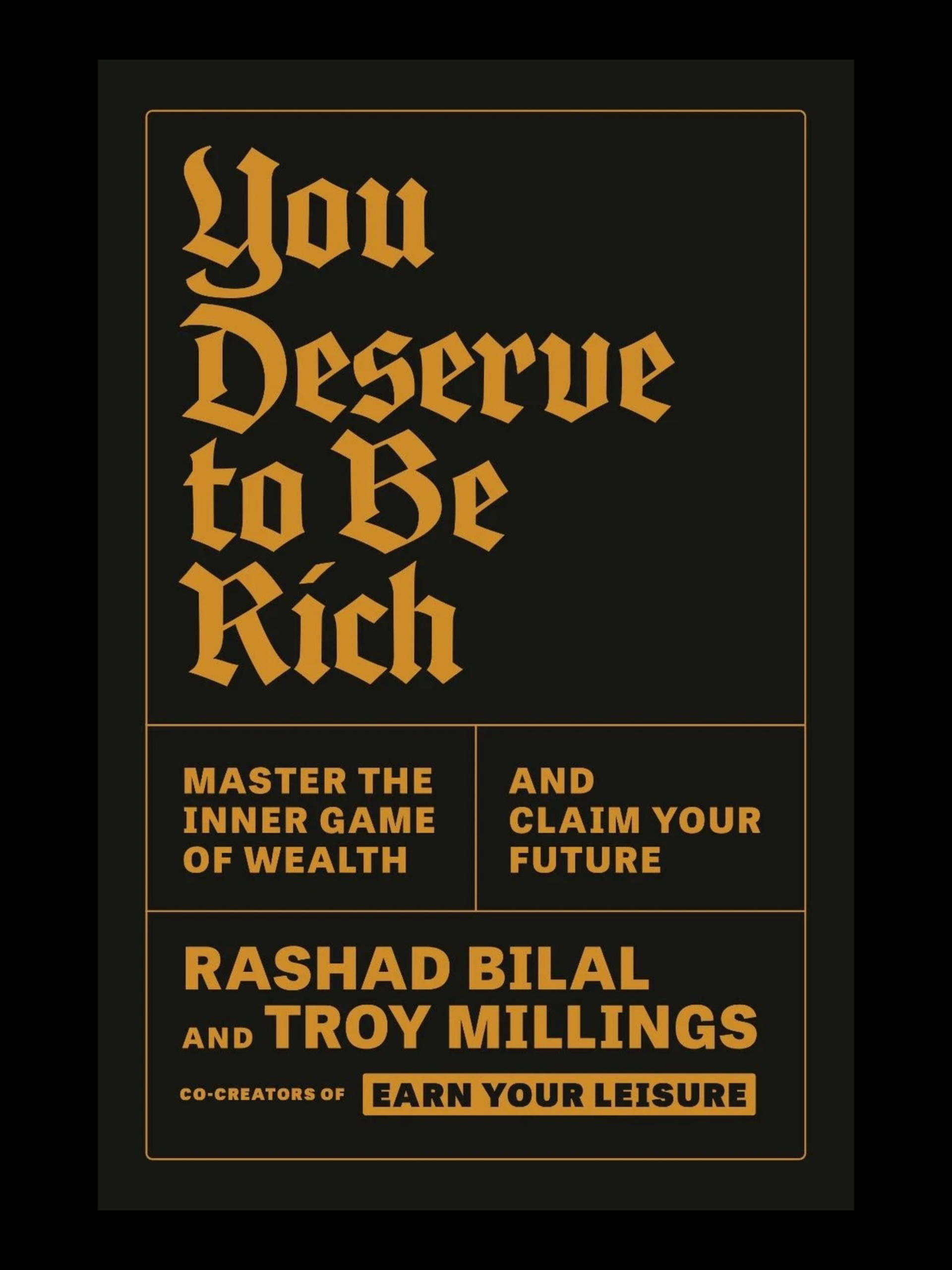 You Deserve to Be Rich book cover by Rashad Bilal & Troy Millings financial intelligence guide